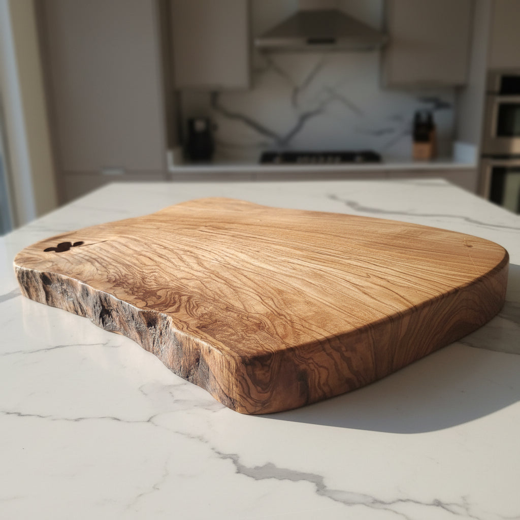 Planche de service / présentation en bois massif – pièce unique Maison Solano